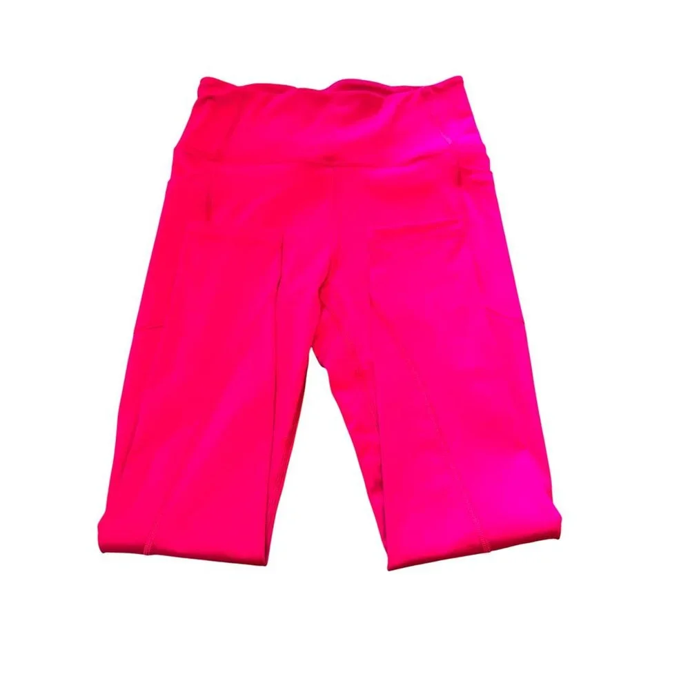 Victorias Secret Womens Pink Athletic Leggings L - Picture 4 of 8